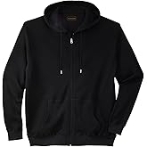 Boulder Creek by KingSize Men's Big & Tall Thermal Waffle Zip Hoodie