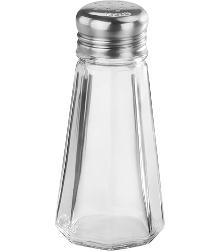 Amazon.com: Salt and Pepper Shaker Set with Rack: Home & Kitchen