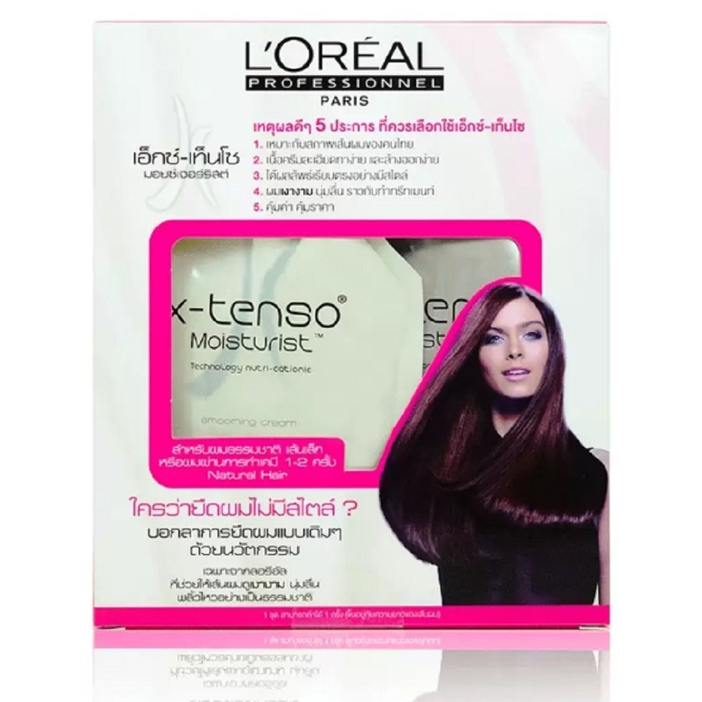 Amazoncom LOreal X Tenso Hair Straightener Kit Natural Hair