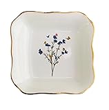 BAT TRANG Ceramic Wildflower Jewelry Dish, Friend