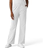 Wink NURTUR Scrubs for Women, Straight Leg Cargo Scrub Pant - White, 3X
