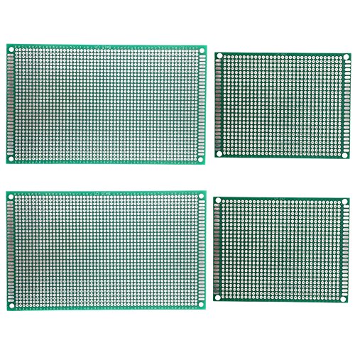 Maosifang 7x9CM 9X15CM Double Side Universal PCB Printed Circuit Board Prototype Kit for DIY Soldering Experiment and Electronic Designing - Thumbnail 6