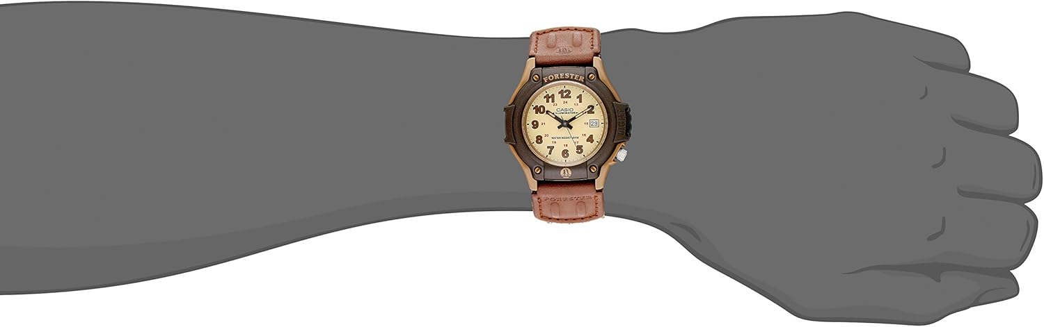 Casio Men's Sport Watch Quartz Nylon Strap, Beige, 20 (Model: FT500WC-5BVCF): Casio: Watches