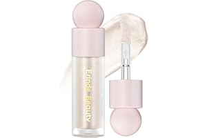 Erinde Liquid Highlighter, Face Bronzer Stick, Natural Glossy Finish, Lightweight Blendable Silky Smooth Cream Illuminator, Cruelty-Free, 01# Moonlight