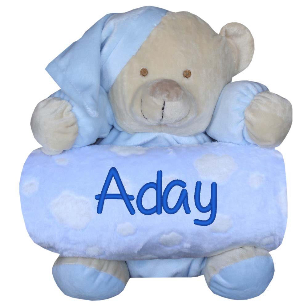 peluche con nombre bebe