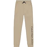 Calvin Klein Boys Pull-on Legacy Fleece Jogger Sweatpants, Drawstring Closure