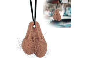 Funny Swinging Car Hanging Ornament - Silicone Prank Egg Pendant, Creative Rearview Mirror Decoration for Adults, Truck/Men/W
