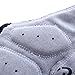 Masione® Padded Ventilated Bike Bicycle Cycling Mountain Road Half Gel Silicone Antiskid Finger Gloves/ Half Finger Gloves / Sport Gloves Mitten/ Fingerless Cycle mitts, Soft durable microfiber Material with Velcro Strap -Black with Blue -M