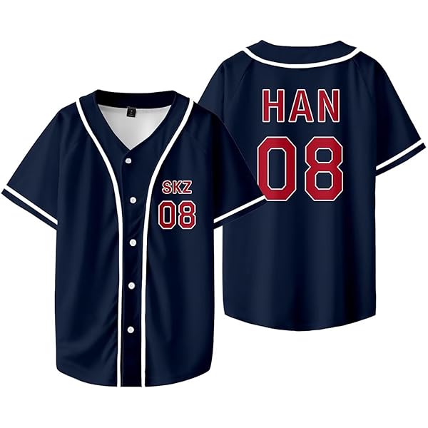 Amazon.com: Women Felix Jersey Bangchan Han Lee Know Hyunjin