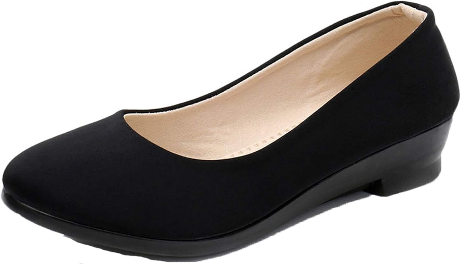 Damen Schuhe mit Keilabsatz Bow-Knot Shallow Mouth Fashion Slip-On ...