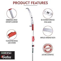 EZ Kut Pole Saw Kamikaze 20’ Extendable - Pole