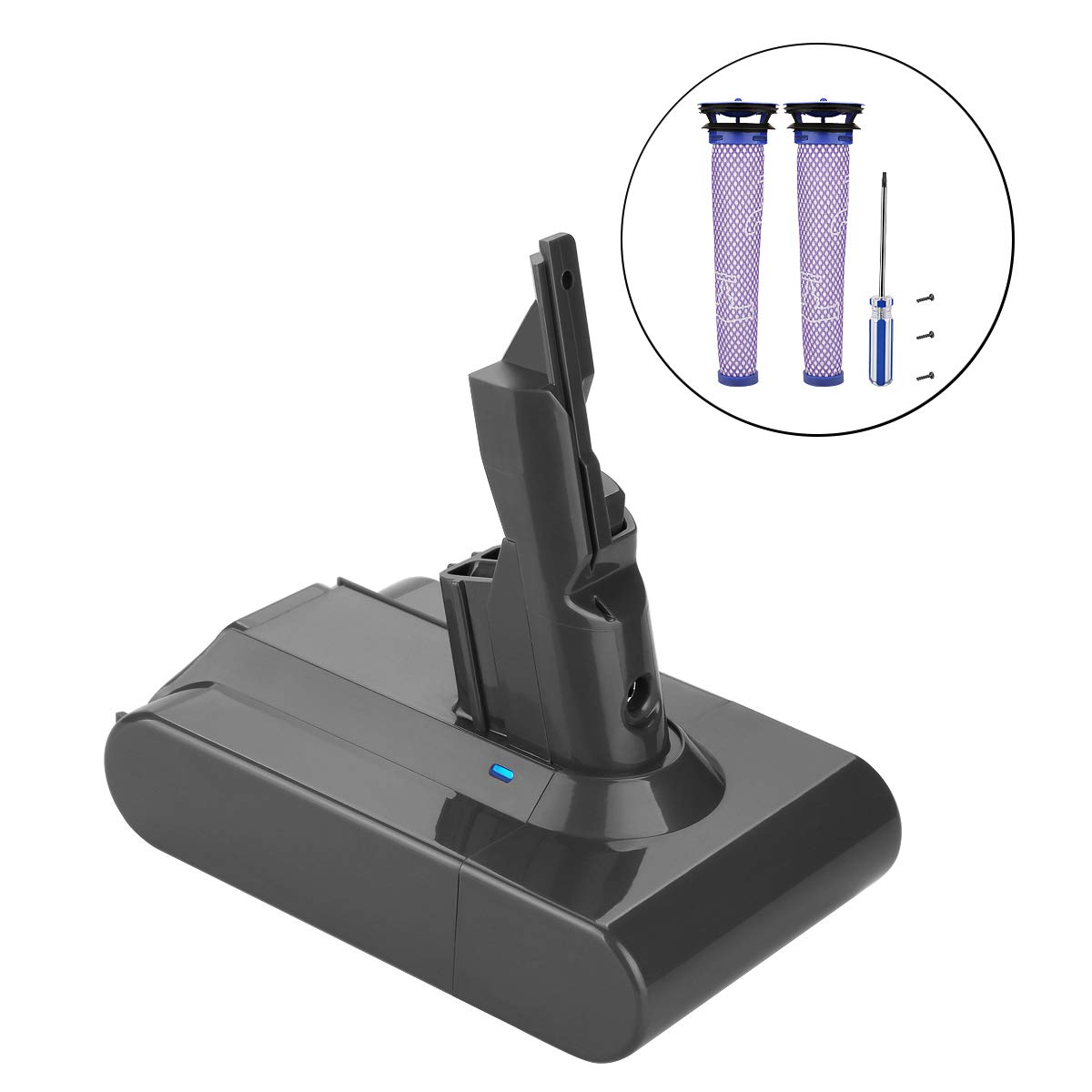 Replacement Battery Liion For Dyson V7 3000mAh Motorhead Cordless