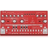 Behringer TD-3-RD Analog Bass Line Synthesizer with VCO, VCF, 16-Step Sequencer, Distortion Effects and 16-Voice Poly Chain