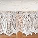 Miles Kimball White Vinyl Lace Tablecloth - 70