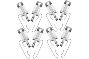 EXHUMKY Aluminum Heat Cable Roof Clips and Spacers Kit for Deicing Gutters Lightweight Wire Clips for