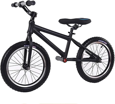 Amazon Co Jp ペダルなし自転車 子供用 大人用バランスバイクペダルなし自転車 16インチホイール付きブラックライトウェイトトレーニング 自転車 10歳以上の男の子と女の子用 Color Black ホーム キッチン