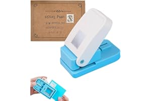 Stamp Punch, 1X0.8inch Stamp Puncher Rectangular Postage Stamps Punches, Stamps Shaped Paper Punch, Lever Paper Punches for C