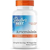 Doctor's Best Artemisinin Supplement for Men & Women - Sourced from Sweet Wormwood Herb, Artemisia Annua Capsules, 200 mg per Serving, Natural Immune Health Support for Adults - 90 Ct Veg Caps
