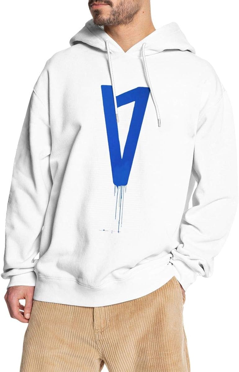 thin white hoodie mens