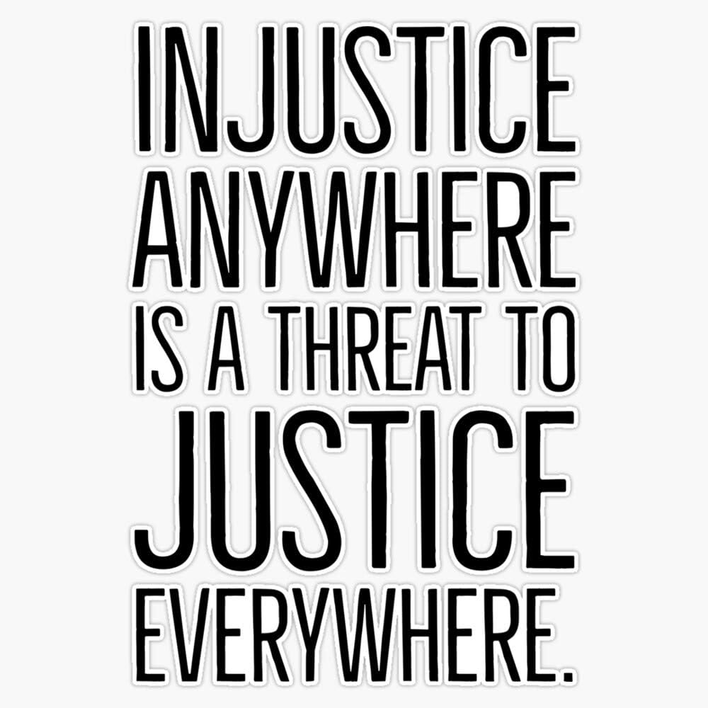 Martin Luther King Jr Quote, Injustice Anywhere Is A Threat