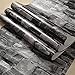 Akea Faux Stacked Stone Wallpaper, Waterproof Vinyl Wall Paper Roll, Home Decor for Bedroom, Living Room etc. Size: 20.8inch x 32.8ft, 57 sq.feet, Grey