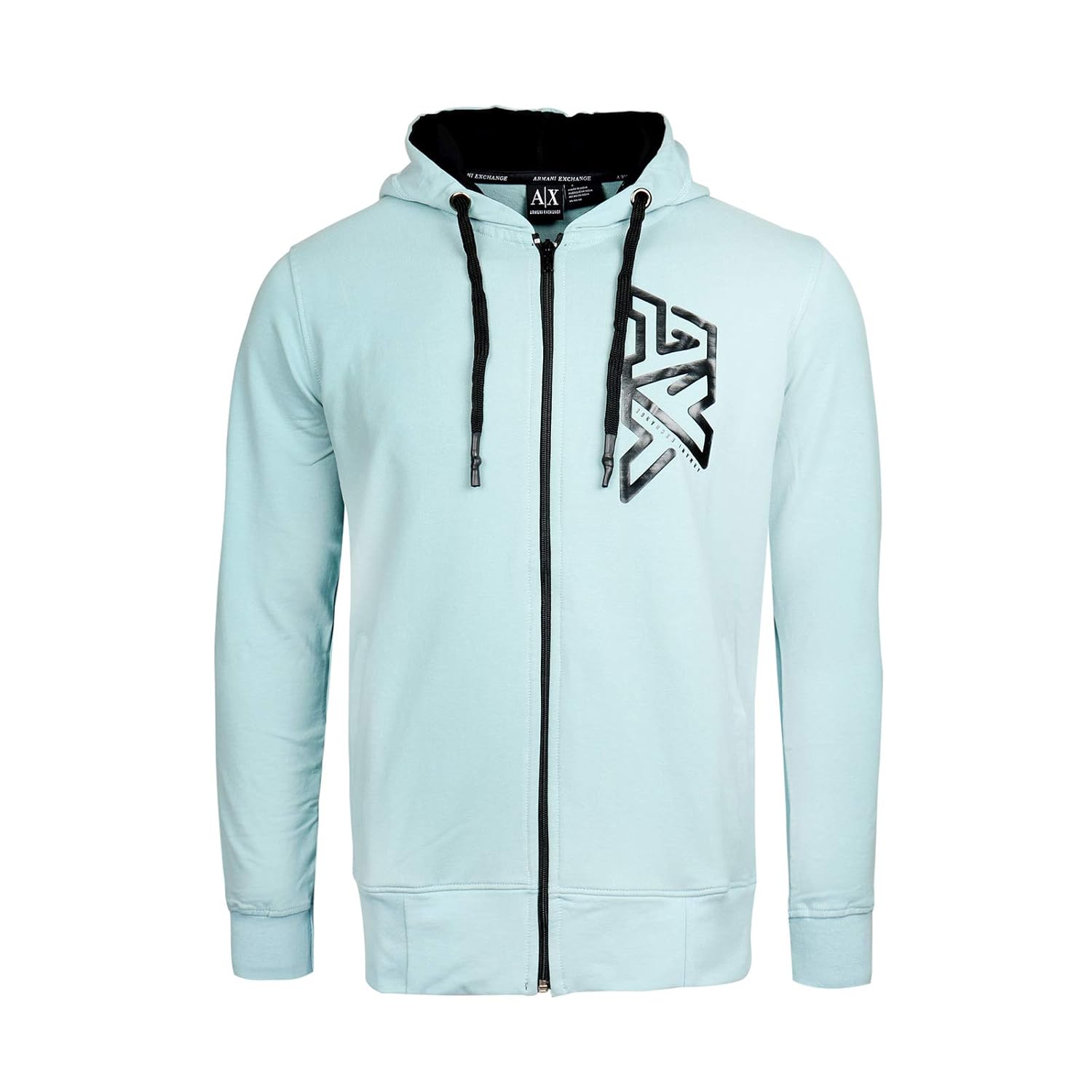 Blue armani exchange hoodie Clearance