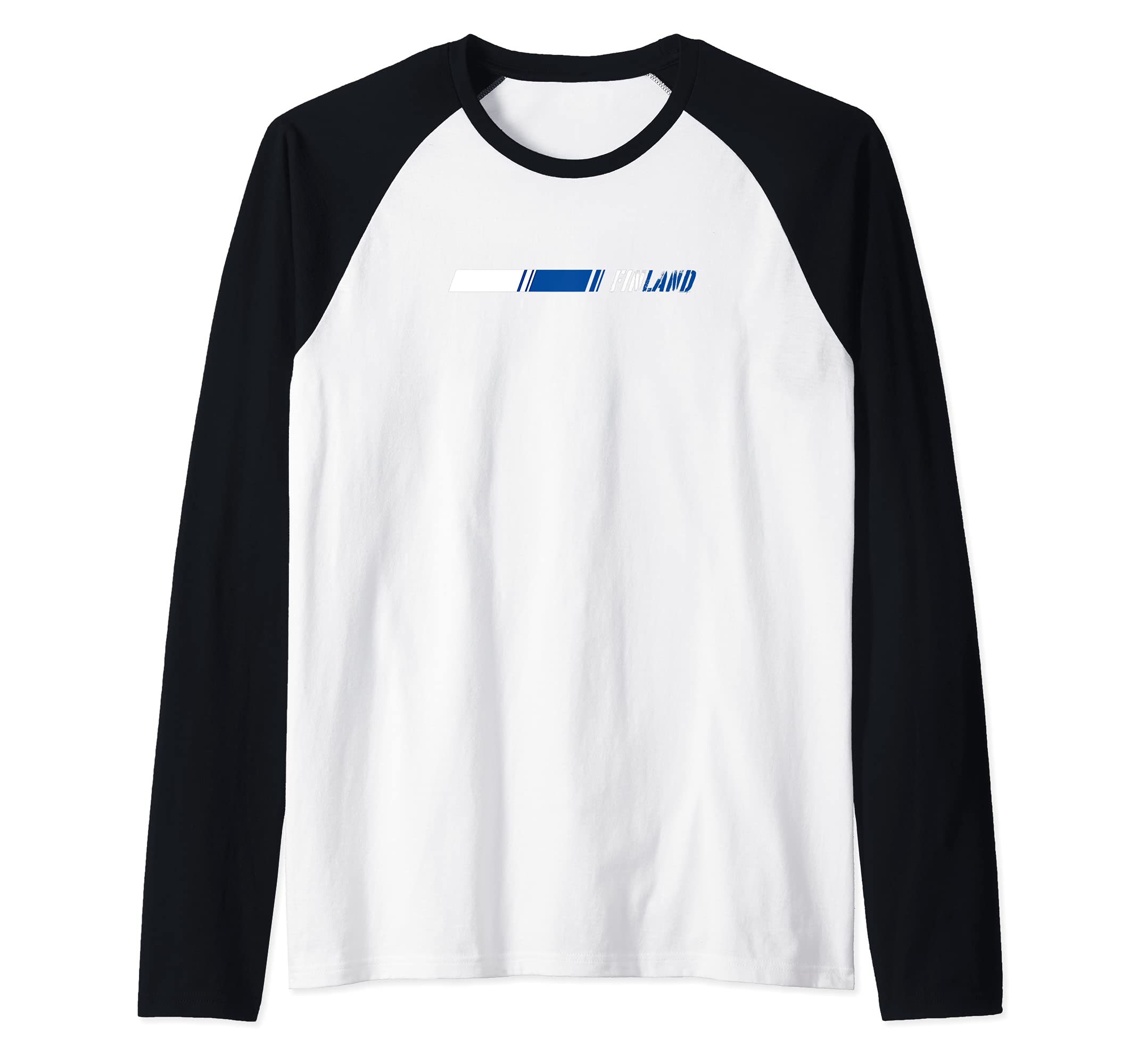 Flag Finland Raglan Baseball Tee