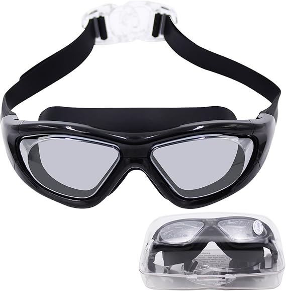 IWAMEE Swimming Goggles Soft Silicone Swim Goggles No Leaking Anti Fog