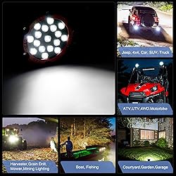 Nilight Led Pods 2PCS 7 Inch 51w 5100LM Led Light