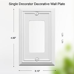 OKAWYC Single Decorator Light Switch Cover Adler