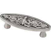Franklin Brass 5 Pack Brushed Pewter Cabinet Handles 3 inch (76mm) Kitchen Cabinet Handles and Drawer Pulls for Cupboards and