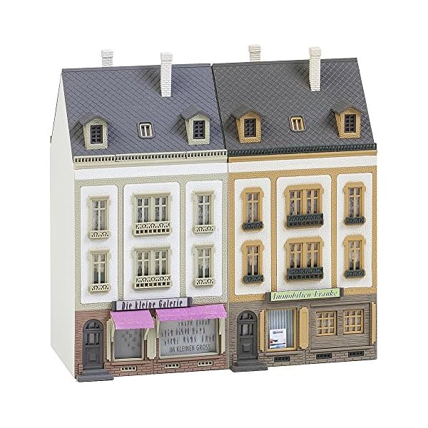 Faller FA 232386 - 2 Reihenhäuser Beethovenstraße, Zubehör für die Modelleisenbahn, Modellbau, 18.5 x 7.7 x 27.9 cm – Bild 3