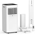 10,000 BTU Portable Air Conditioners, Portable AC With Remote for Room to 450 sq.ft 3 in 1 Air Conditioner With Dehumidification/Air Circulation/Timer And Window Kit