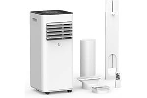 AIR FUTURE 10,000 BTU Portable Air Conditioners, Portable AC With Remote for Room to 450 sq.ft 3 in 1 Air Conditioner With Dehumidification/Air Circulation/Timer And Window Kit
