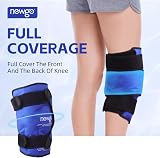 NEWGO XXXL Knee Ice Pack Wrap for Full Knee Coverage 28.3x12 in view 4