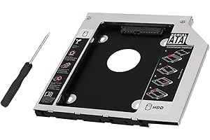 Padarsey 2nd HDD SSD Hard Drive Caddy Tray Replacement for MacBook Pro 13/15/17 inch A1278 A1286 A1297 2008 2009 2010 2011 20