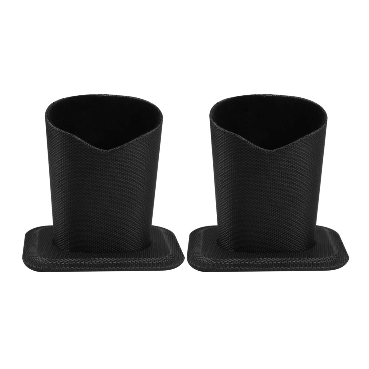 Milisten 2pcs Eyeglass Holder Stand Solid Color Desktop Base Black Portable Stand for Home Office Car Cabinet Decoration Handmade Craft with Comfortable Texture