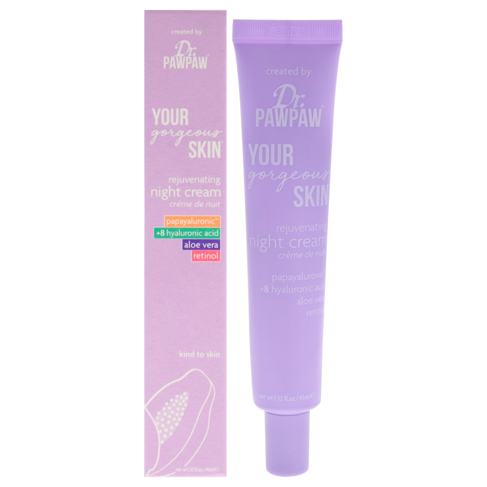 Dr.PAWPAW Your Gorgeous Skin Rejuvenating Night Cream: Soothing, Hydrating, Smoothing, Restoring & Calming (45 ml)