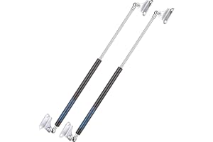 ARANA Gas Struts 20 inch 45LB Gas Spring Shocks Props with Mounting Bracket, 20" 200N Hydraulic Lift Support Gas Piston for TV Cabinet Door Bench Lid Light Window Floor Hatch Storage Box Lid, 2Pcs