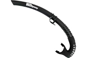 H2Odyssey Pro Stash Foldable Snorkel with Purge Valve - Silicone Material Free Diving Snorkeling Gear