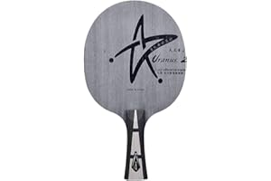 KIMAGIC YINHE U2 Table Tennis Paddle, 7-Ply Pure Wood Blade, Professional-Grade Hand-Glued Table Tennis Racket, Uranus Horizontal Grip Blade, FL Grip