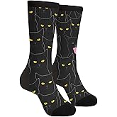 FATTTYCY Crew Socks Funny Novelty Crazy Dress Socks for Men Women