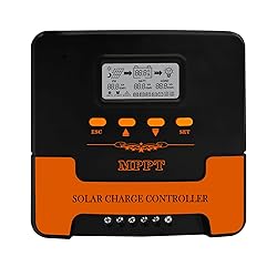40A MPPT Solar Charge Controller: 12V/24V DC