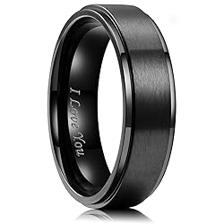 King Will 316L Stainless Steel Wedding Ring for Men