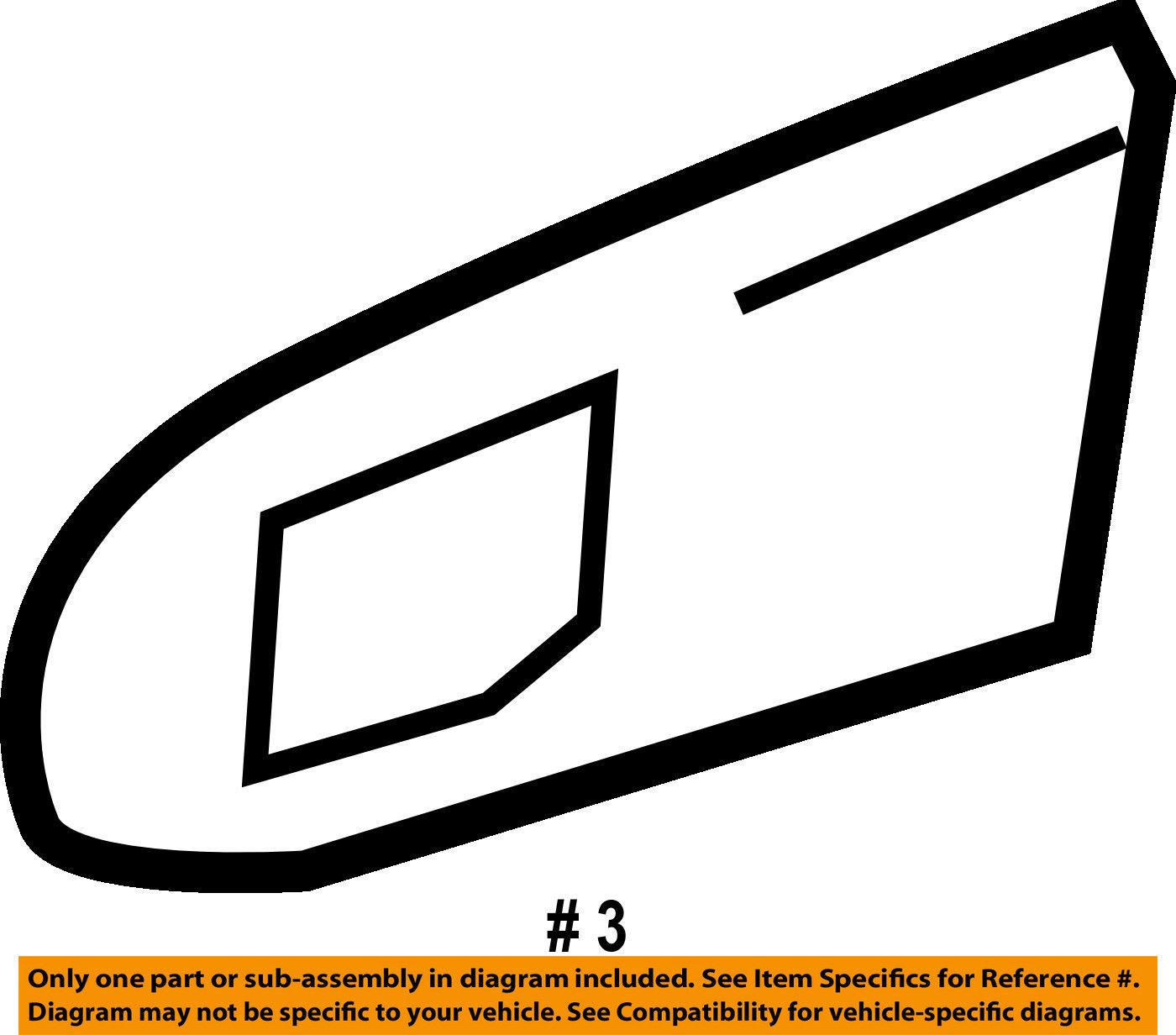 GM OEM Front Door-Cap Gasket 13502036
