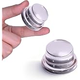Jedroc Upgraded Door Bumper 1.5" Clear Silicone | Self-Adhesive Door Knob Wall Protector |Large Rubber Door Stops for Wall Protection &amp; Noise Reduction | 2 Pack