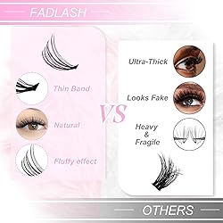 Individual Lashes Large Tray D Curl Lash Clusters