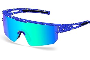 Wapreta Men Women Baseball Sunglasses Youth Kids Polarized UV400 Adjustable Sport Glasses Driving Fishing
