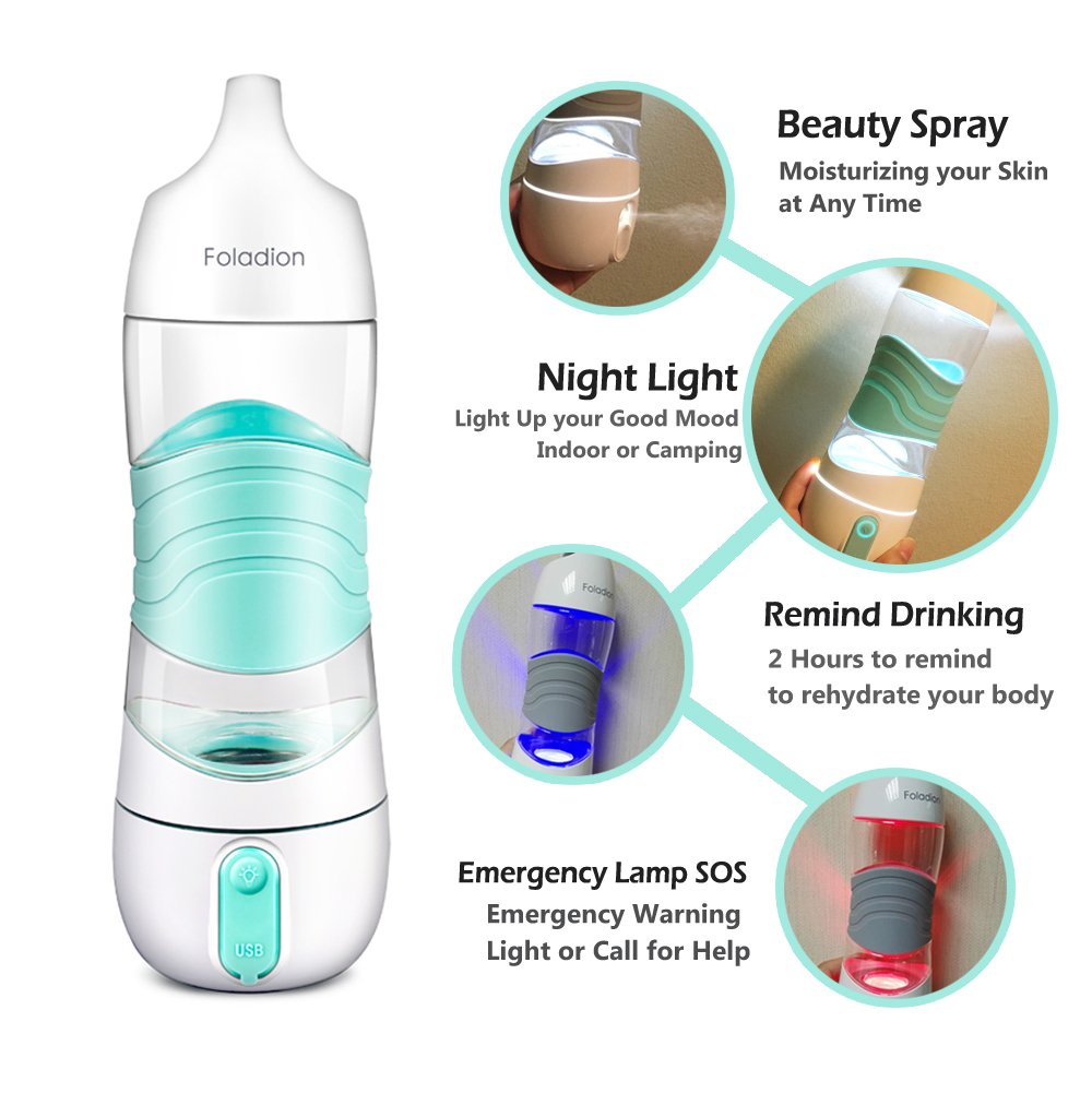 Foladion Smart Water Bottle Temperature Indicator LCD Touch Screen