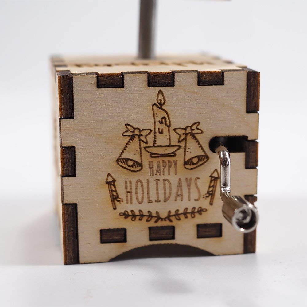 Rudolph Music Box Laser cut, laser engraved wood music box. Perfect Christmas gift